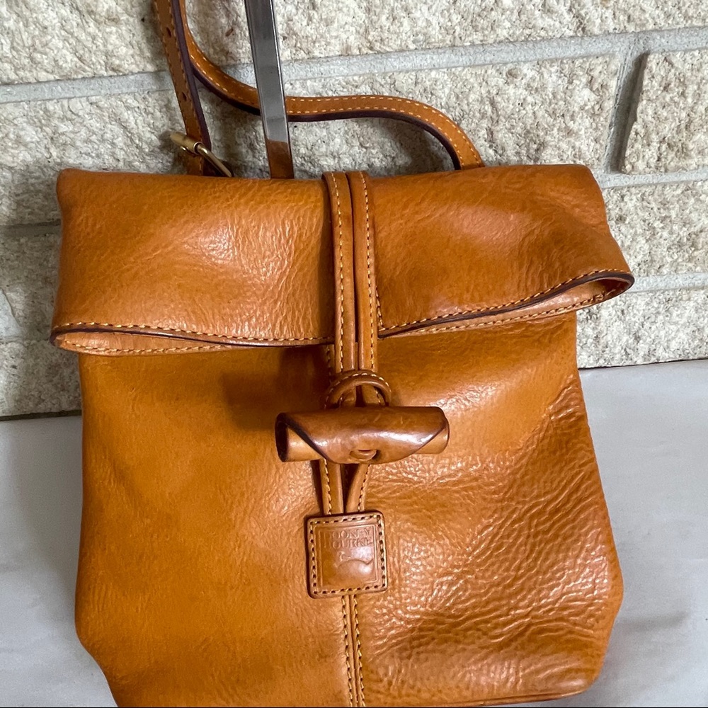 Dooney & Bourke Tan Toggle Crossbody Bag